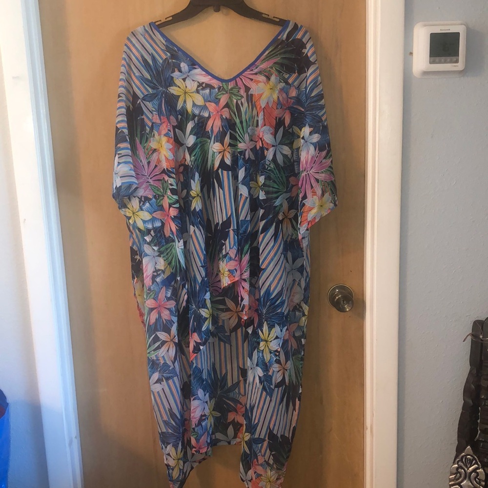 Into the Bleu swim cover-up